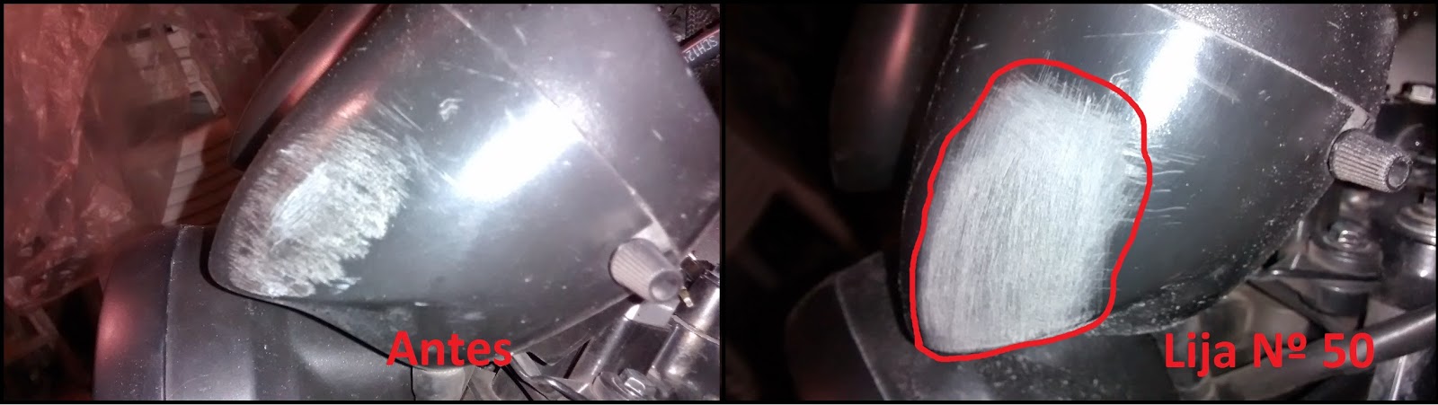 Cómo reparar arañazos en plasticos de la moto ⇨ Método casero