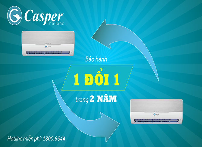 Bảo hành điều hòa Casper inverter