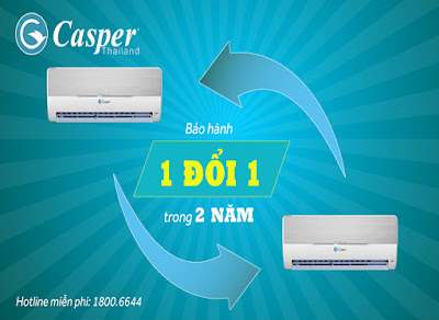 bảo hành điều hòa casper