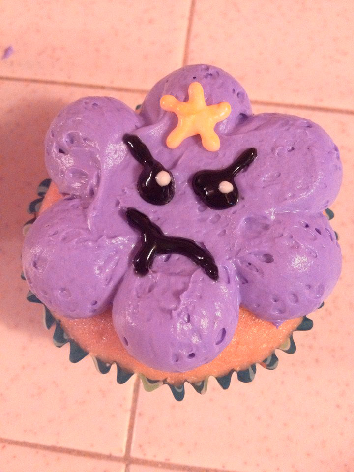 Frosting, Cakes, and Creativity Lumpy Space Princess Cupcake
