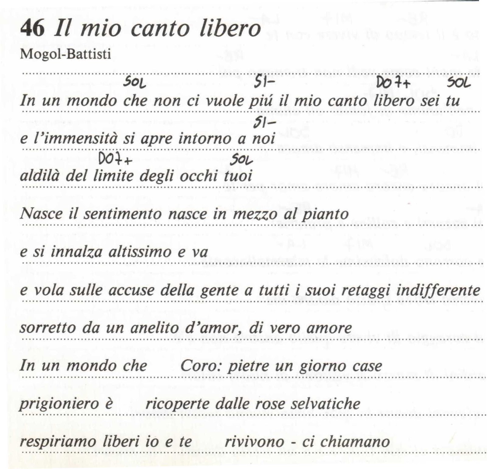 BODI SONČEK 13 IL MIO CANTO LIBERO (Lucio Battisti) BODI SONČEK 13 IL MIO CANTO LIBERO (Lucio Battisti)
