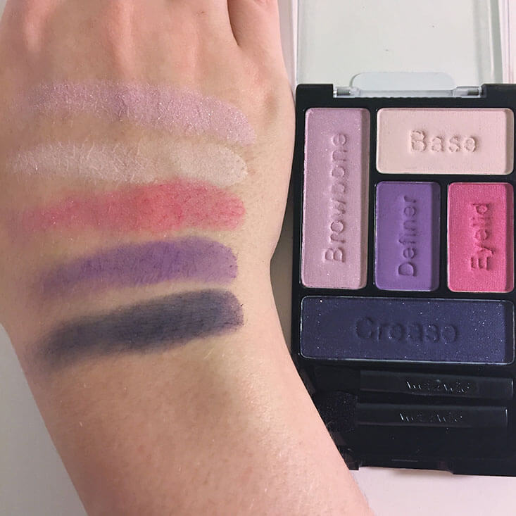 wet n wild coloricon Eyeshadow Palette Floral Values swatch wet n wild coloricon Eyeshadow Palette Floral Values swatch