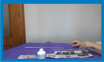 Varillas de papel para manualidades