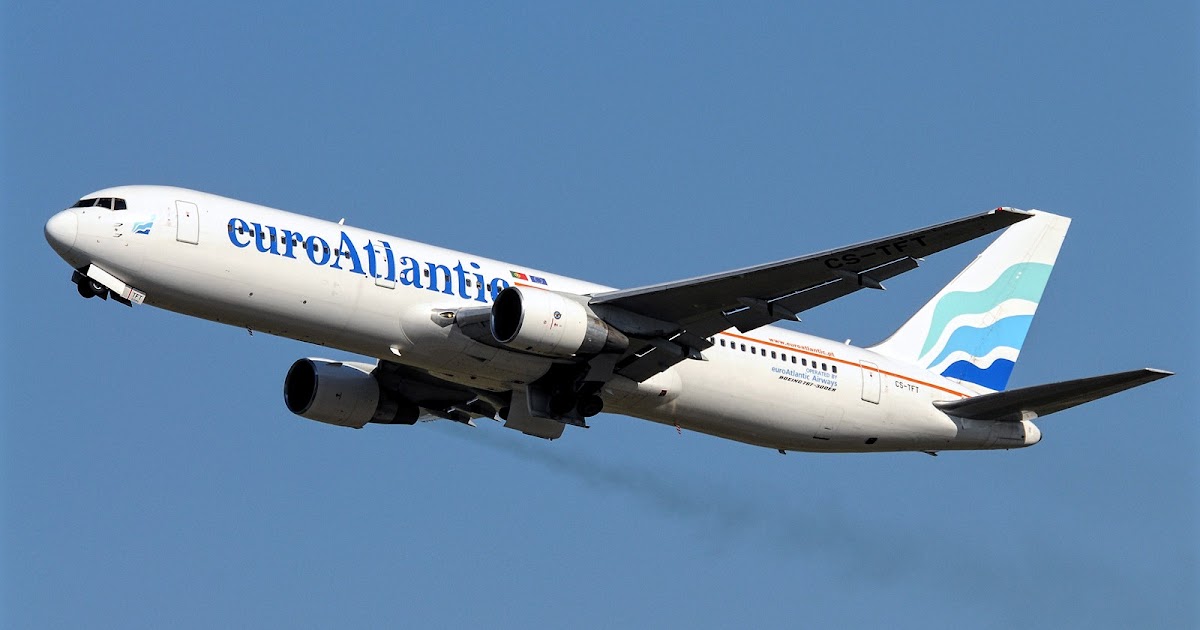 Boeing 767-300ER Euro Atlantic Airways Climbing