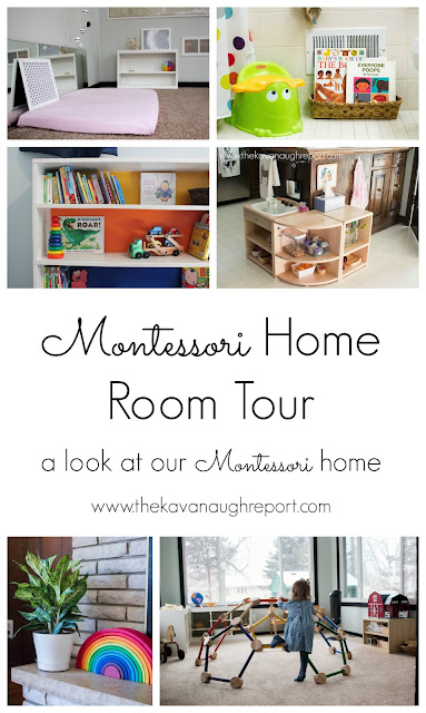 A Montessori home room by room tour.