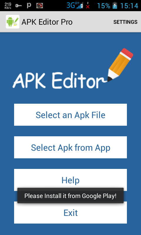 APK Editor Pro Mod. Search edit