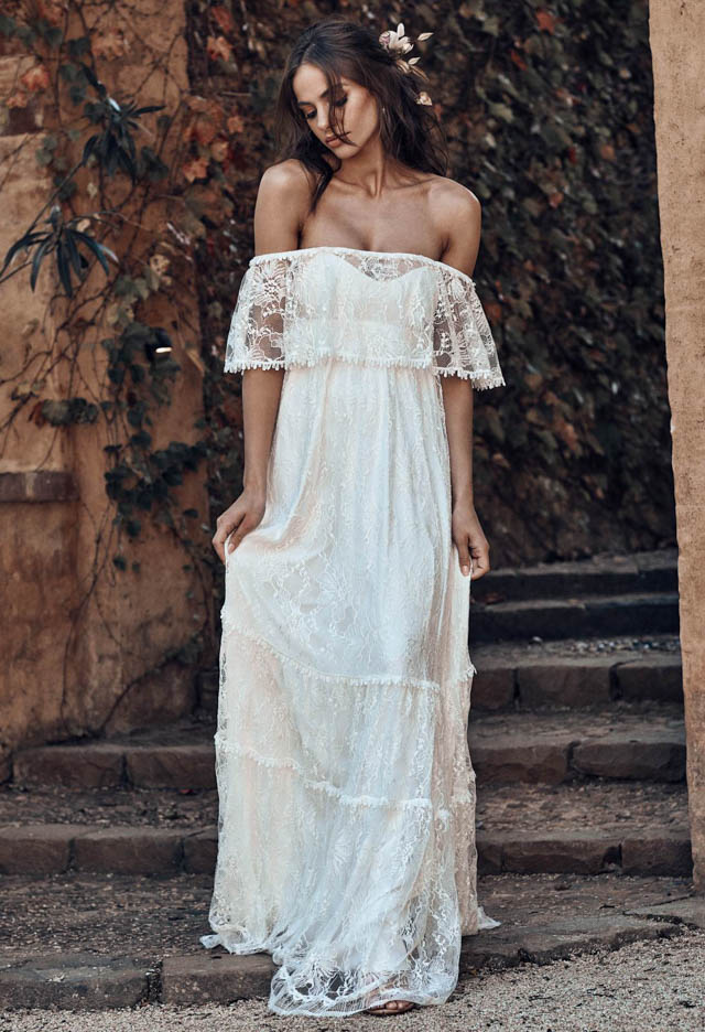 grace loves lace wedding dress vestido novia bohemio boho