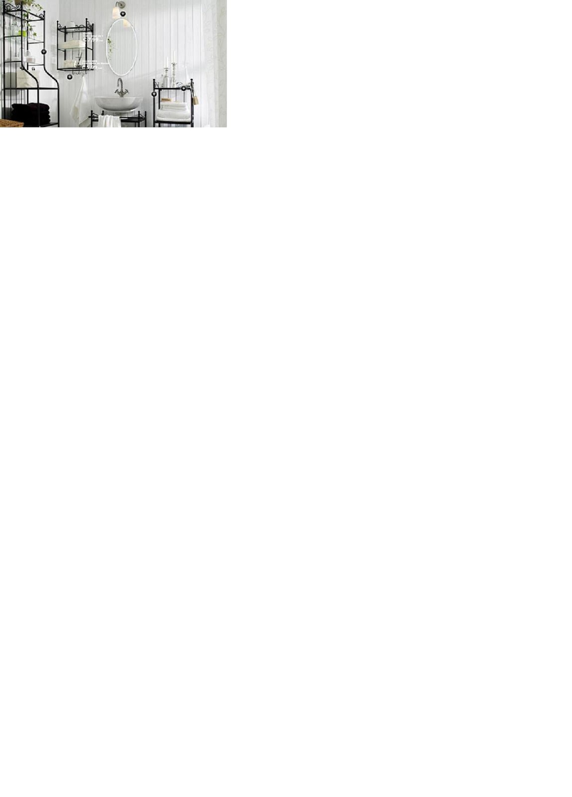 Baños Modernos: Baño con fierro forjado