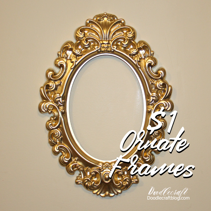 >Antique Ornate Picture Frame