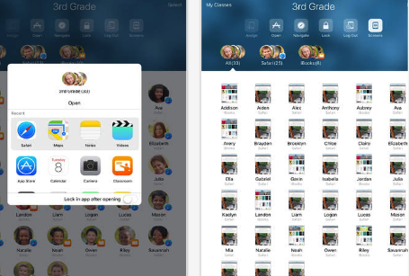 how to use apple classroom on shared ipads