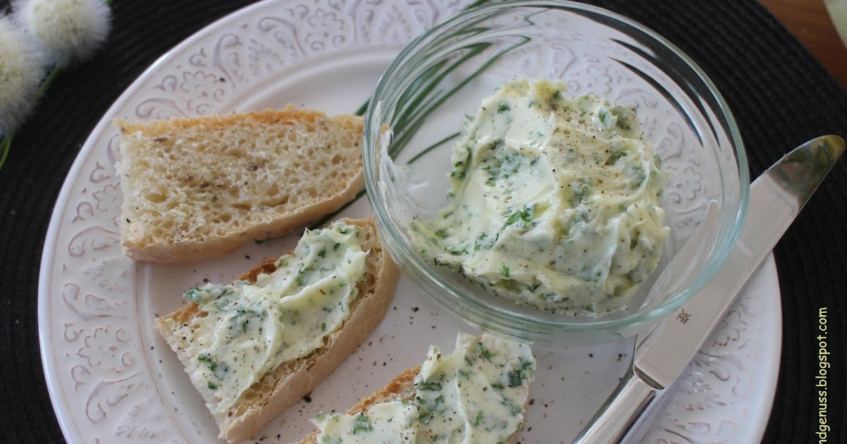 mein Land und Gartengenuss : Zitronen-Kräuterbutter