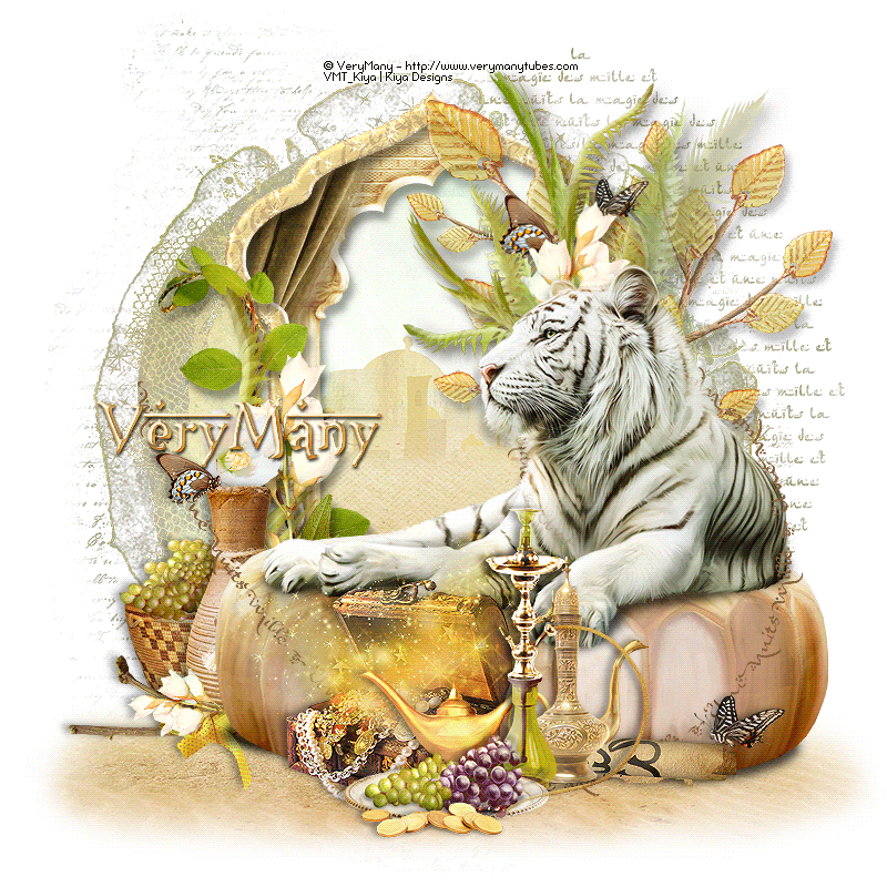 Kiya Designs: PTU "VeryMany - White Tiger"