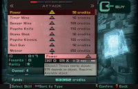 Phantom Dust - Attack skills Esempio di "str x" di una skill dipendente da variabili