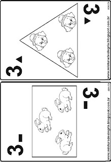 Baralho Baralho numerais quantidades e geometria