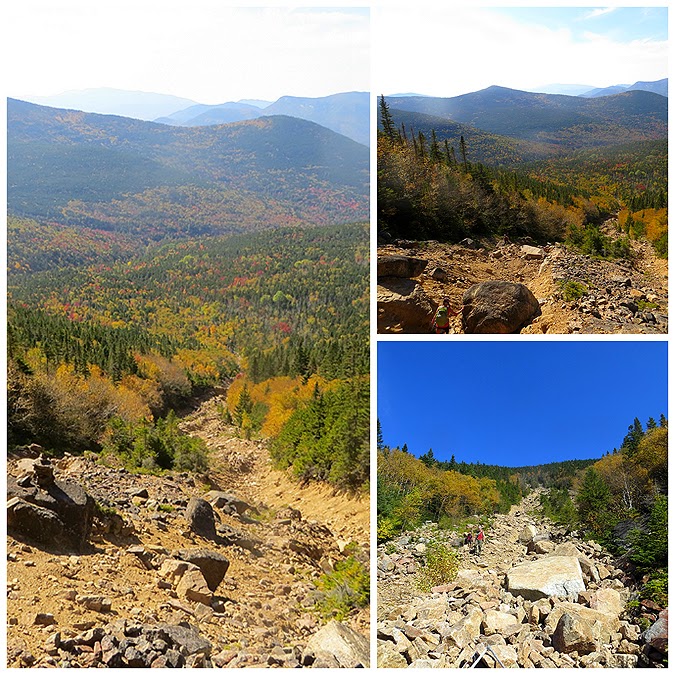 Hiking in the White Mountains Slide With Me Arrow and Cedar Slides
