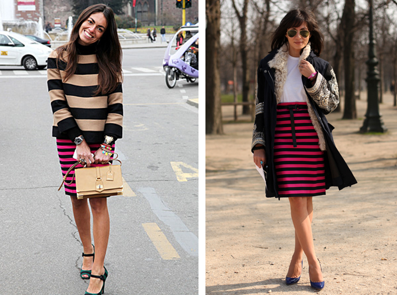 Anobano's Blog: Prada Striped Skirt
