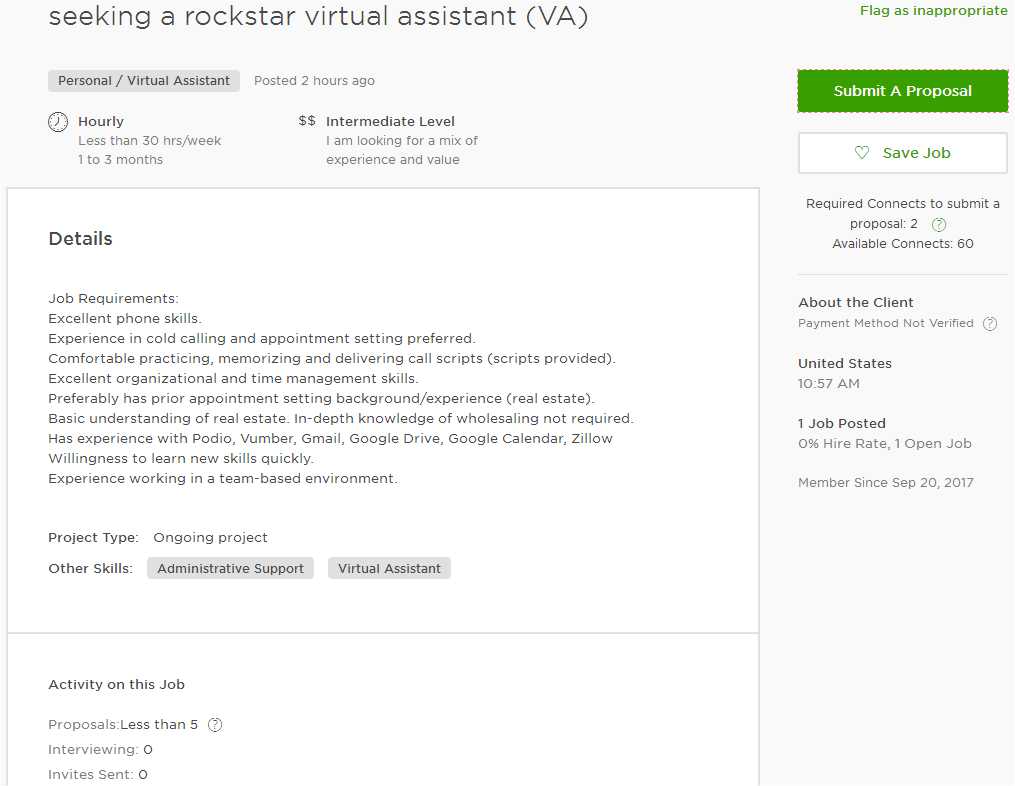 appointment setter cover letter