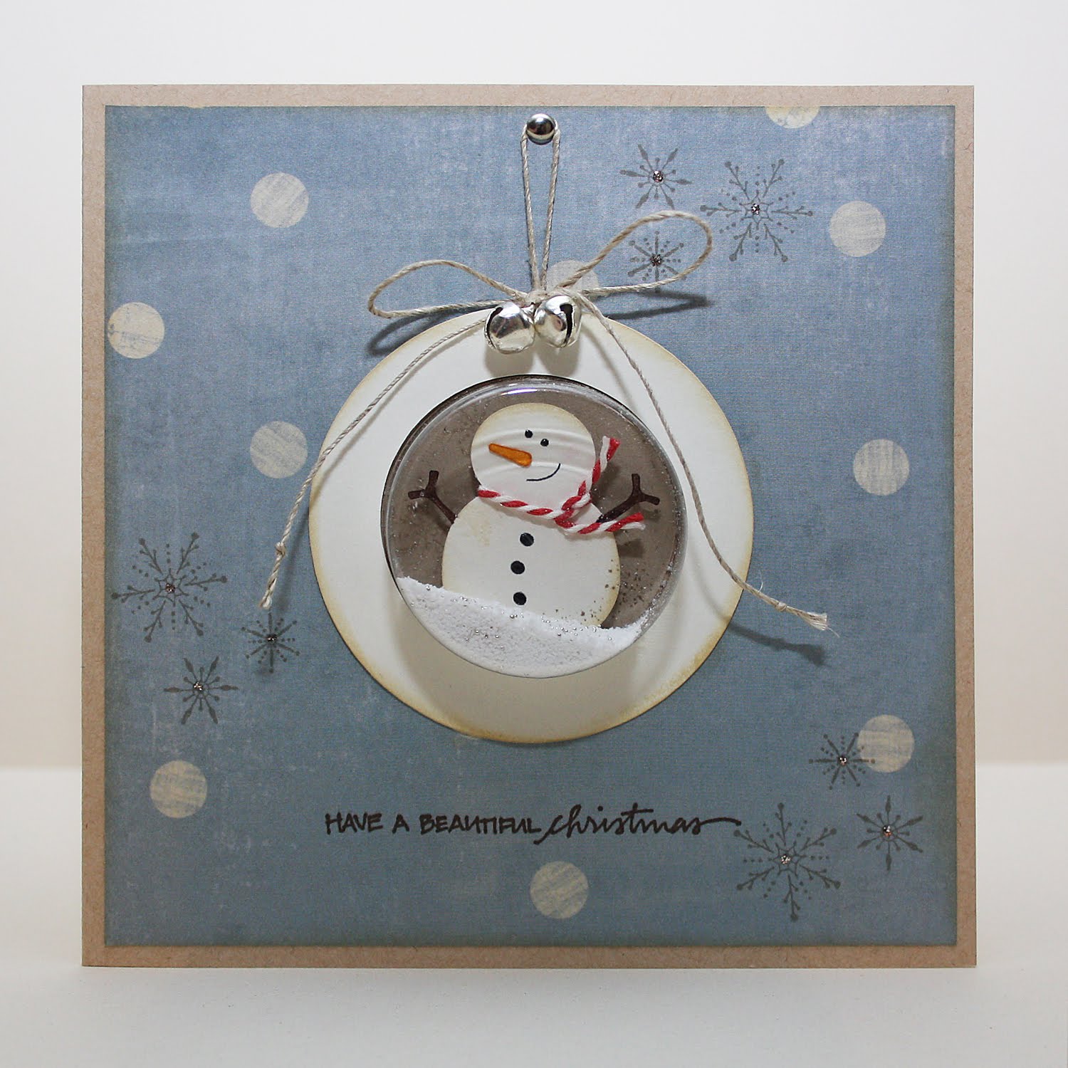 Ute's Scrapblog: Karte "Schneekugel" Ute's Scrapblog: Karte "Schneekugel"