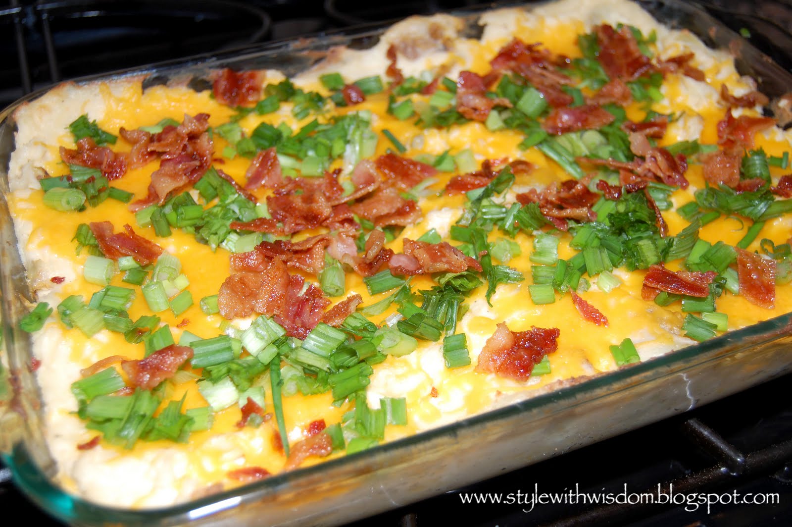 Style with Wisdom Twice Baked Potato Casserole