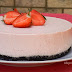 Jogurtinis braškių putėsių tortas | Strawberry Yogurt Mousse Cake