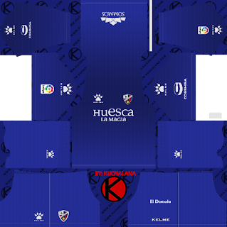 SD Huesca 2018/19 Kit - Dream League Soccer Kits