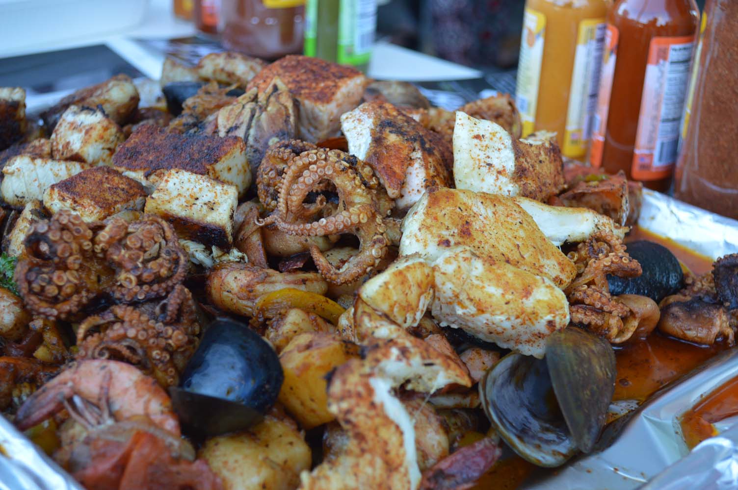 Feast on Fresh Seafood at the World Famous San Pedro Fish Market!