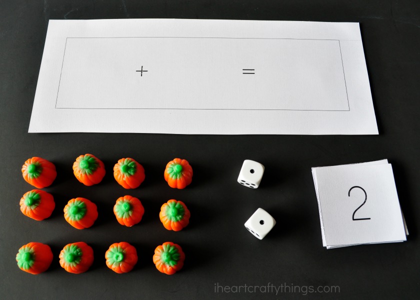 Pumpkin Candy Preschool Math Printable - I Heart Crafty Things