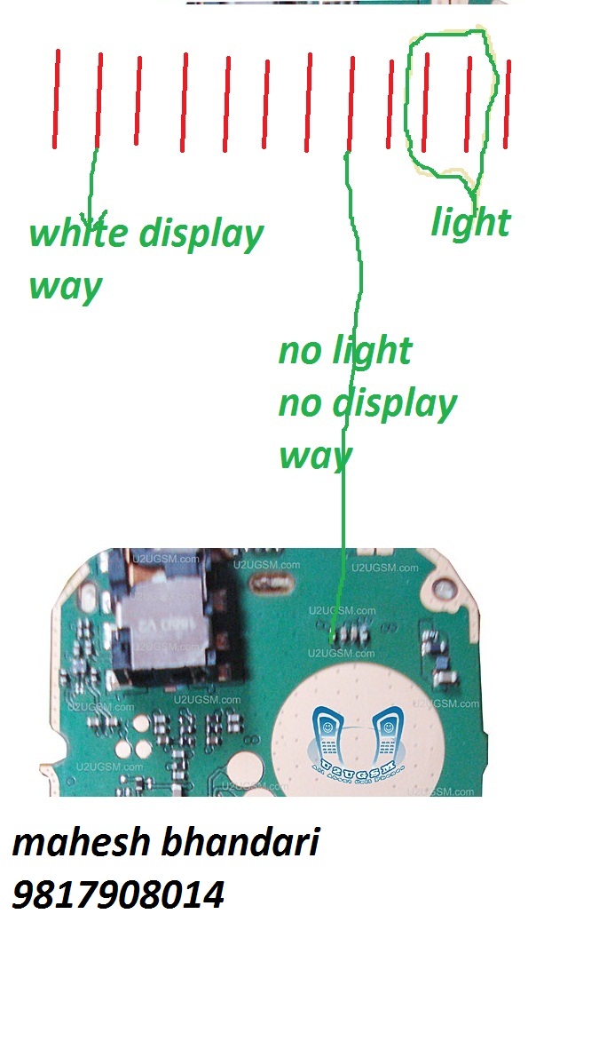 dragonmobile nokia 101 no display no light way