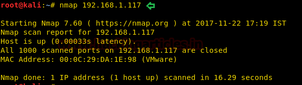 Nmap advanced firewall scanning
