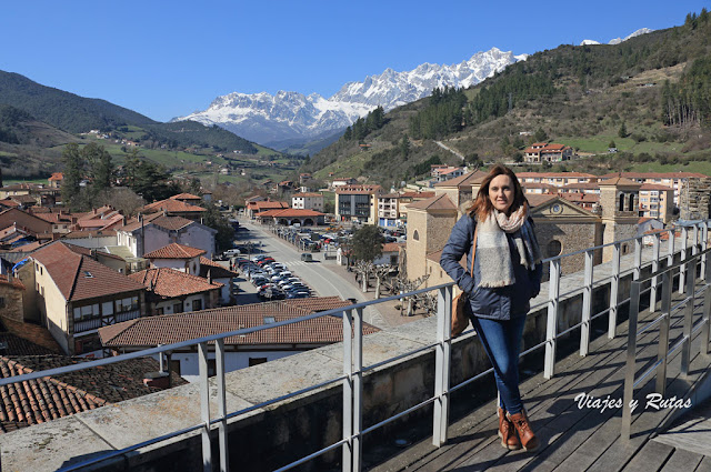 Vistas de la Villa de Potes desde la Torre del Infantado