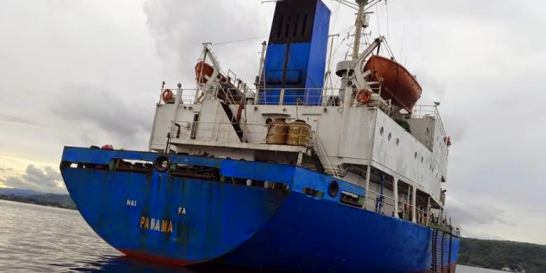   Kapal MV Hai Fa (Dokumentasi Kementerian Kelautan Dan Perikanan)
