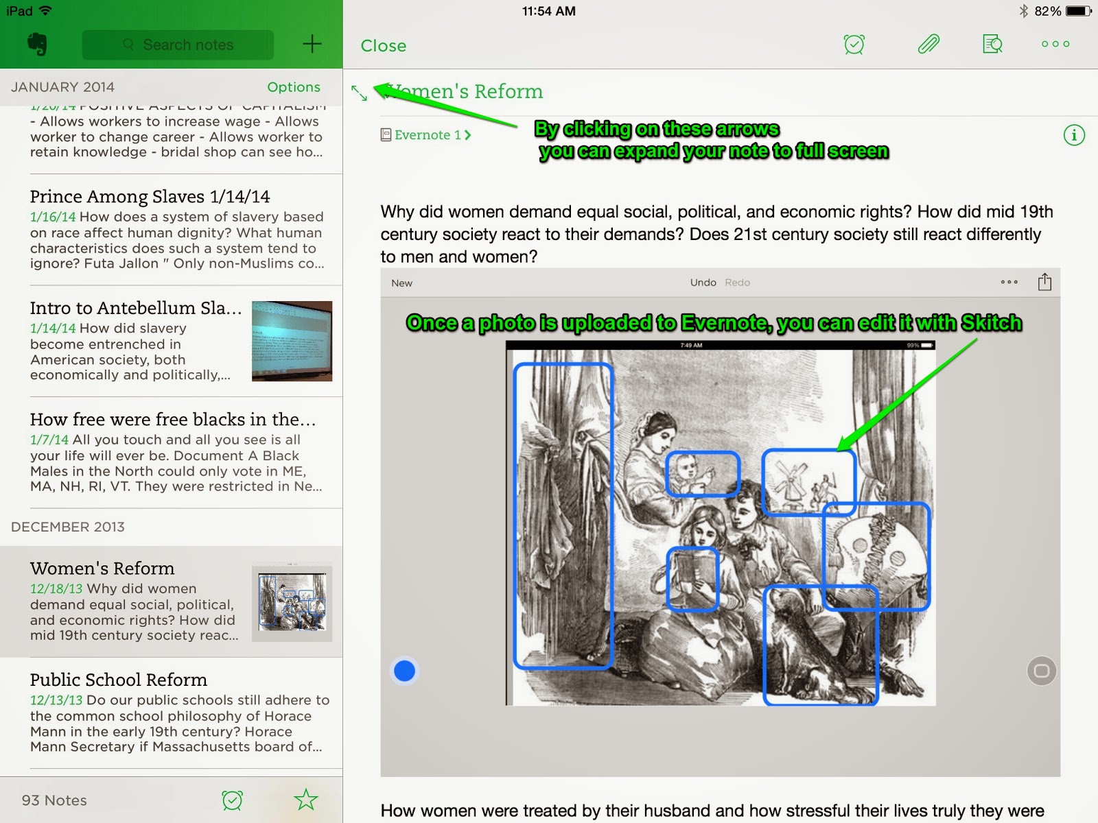 evernote support desk