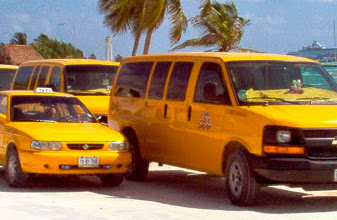 Taxistas de Mahahual se manifiestan, acusan competencia desleal