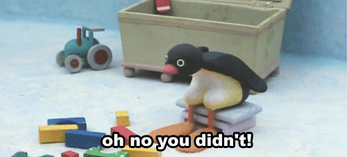 Oh no you didn't penguin