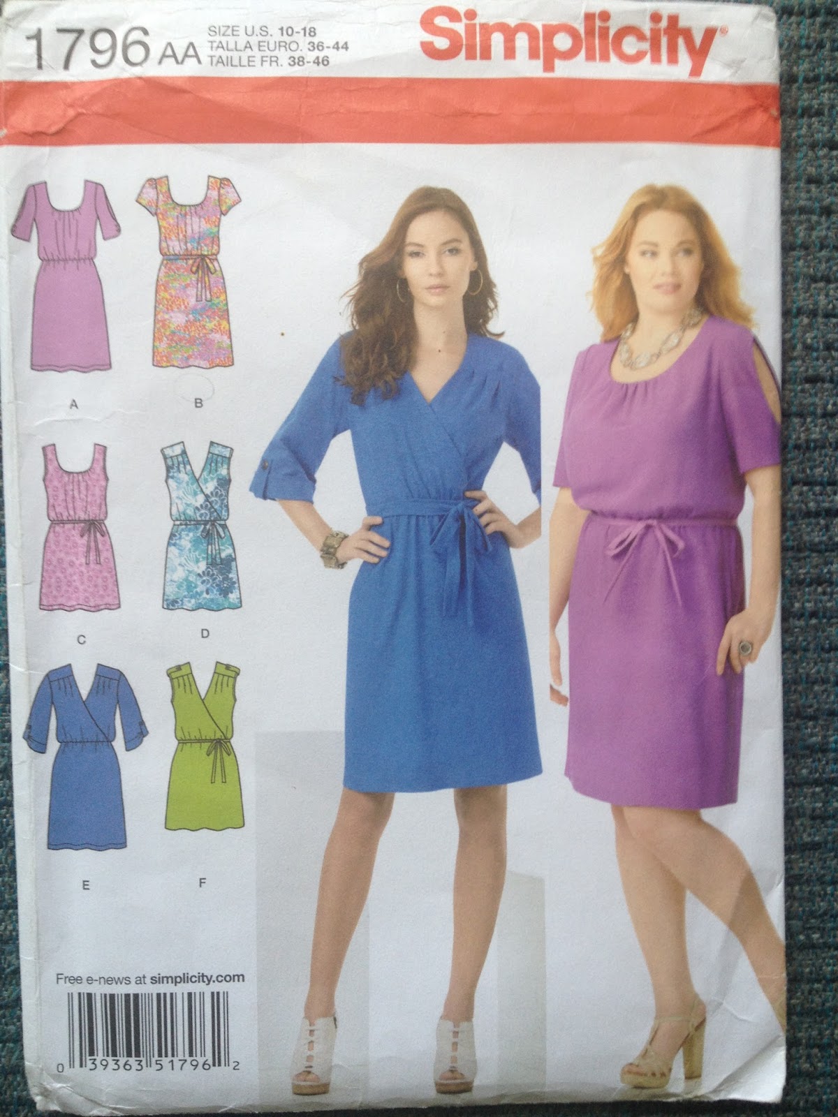 So sew, sew, sew... and nothing to wear.