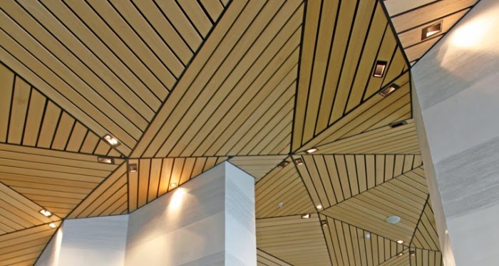 wood ceiling panels