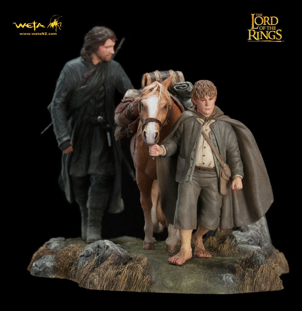 Hadesflamme Merchandise Der Herr der Ringe Statue Die Gefährten Set