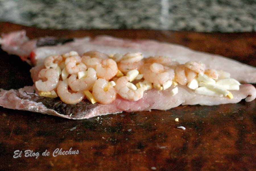 Merluza, Segundos platos, Chechus Cupcakes, Merluza rellena con crema de pimientos, el blog de chechus, 