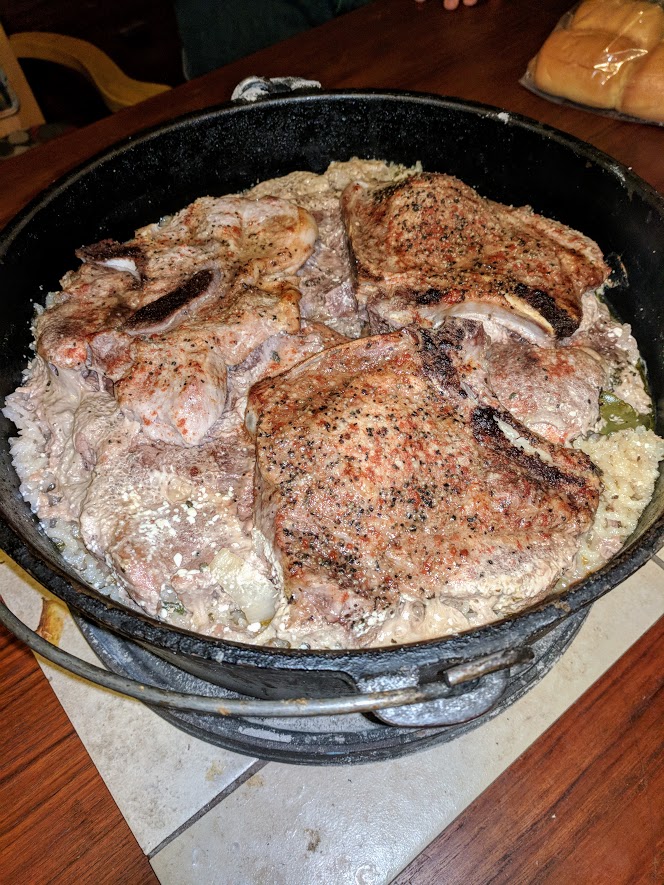 MarksBlackPot Dutch Oven Recipes and Cooking Dutch Oven Pork Chops