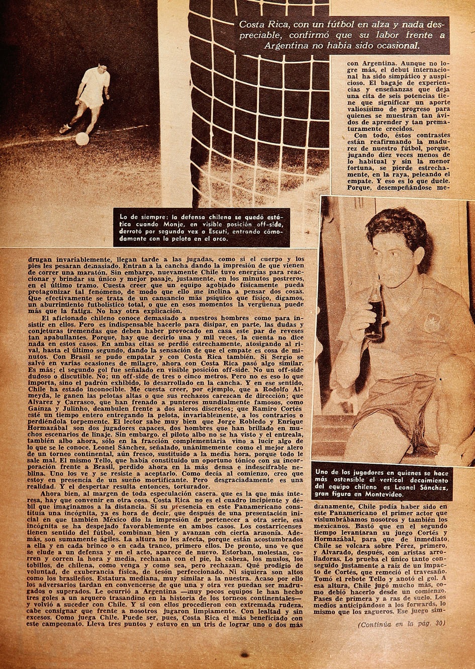 Partidos de la Roja [08/03/1956] ChileCosta Rica 12