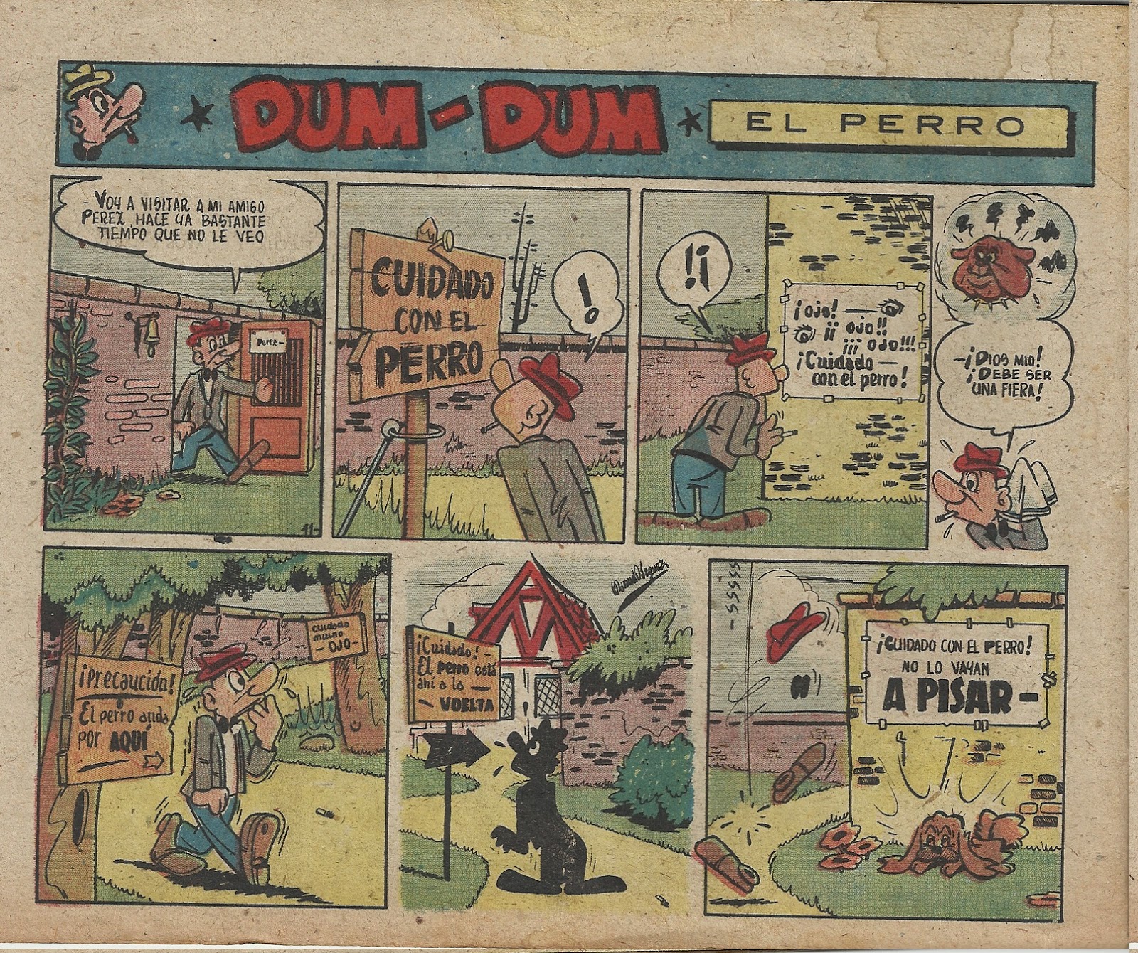 Página a color de Dum-Dum en el nº 409 de Maravillas
