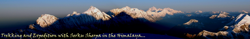 Trekking, Tour, and Expedition with Serku Sherpa in the Himalaya