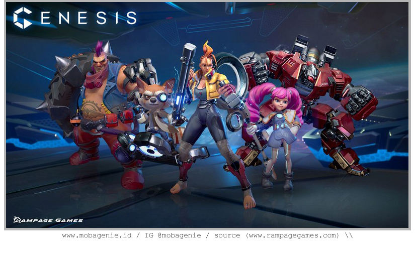Hal-hal yang harus kalian tau dari, Genesis, Game MOBA Terbaru dari Rampage Games!