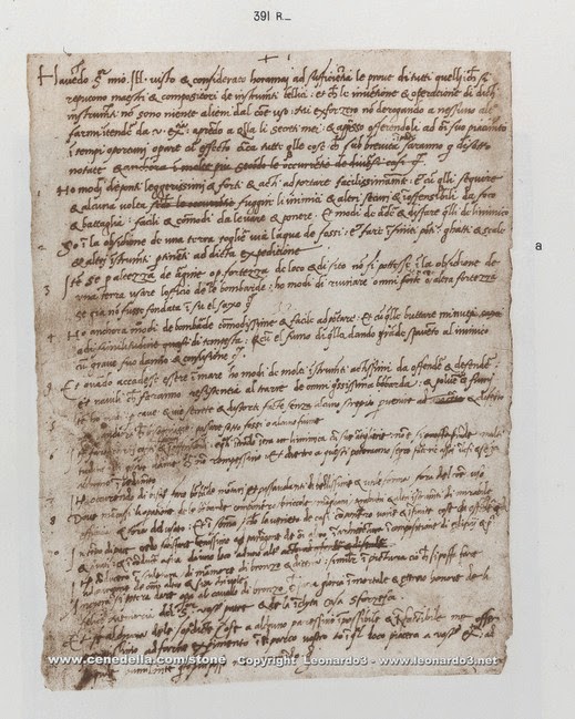 Leonardo Da Vinci's Resume Written In The 1480s