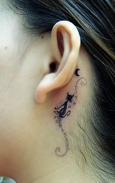 Criativas Tatuagens para quem ama os gatos Criativas Tatuagens para quem ama os gatos