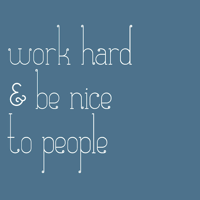 Health Blog Inspiration Work Hard And Be Nice To People