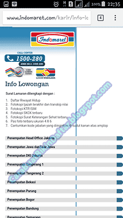 Syarat Cara Melamar Kerja Di Indomaret Lewat Hp Android Cbbdblog Net<script async src=