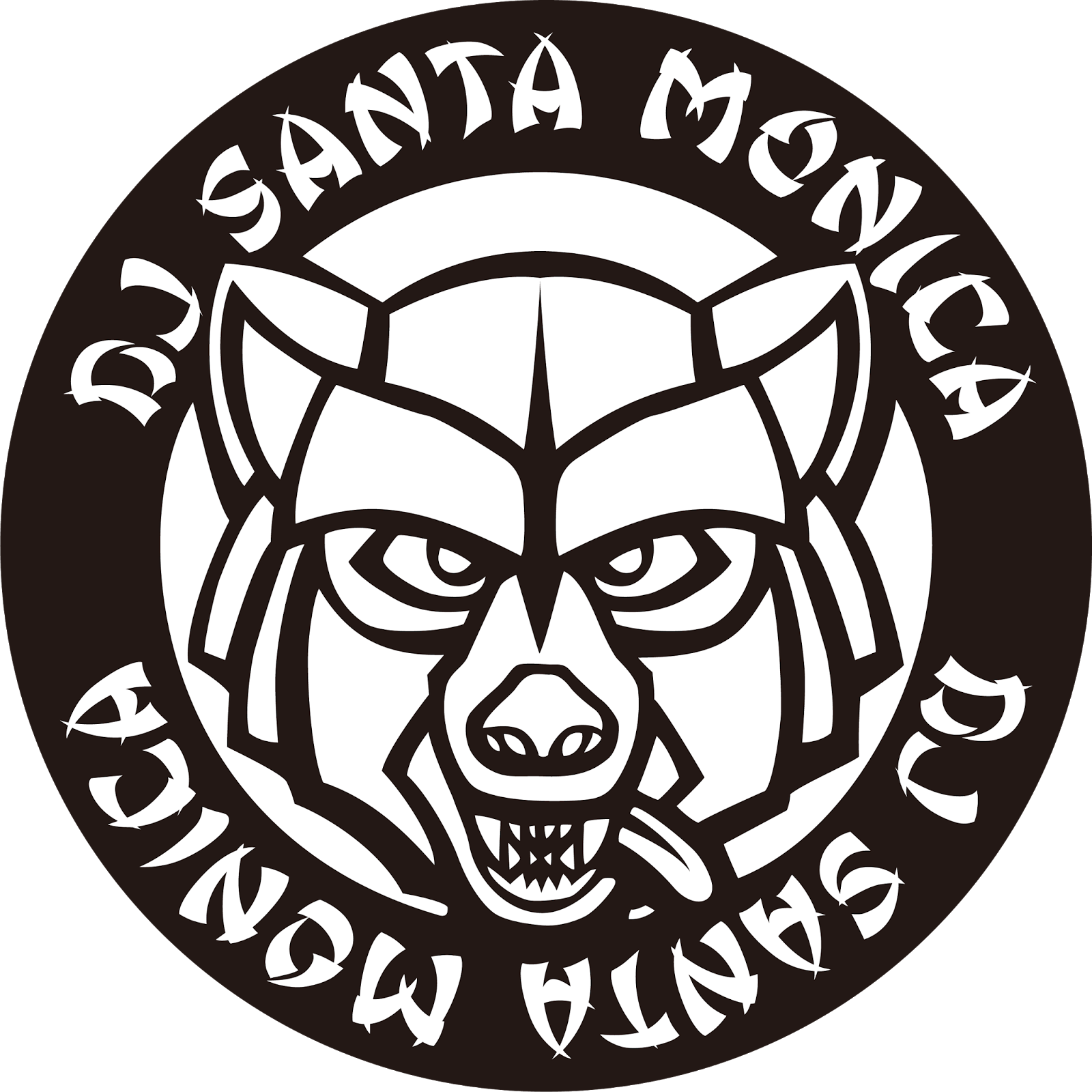 Logodol 全てが高画質 背景透過なアーティストのロゴをお届けするブログ Dj Santa Monica Djサンタ モニカ のコースターとか作れそうなロゴを再現