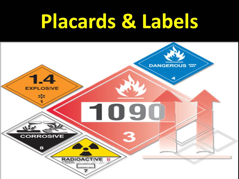 Washington Twp. / Avon Fire Training Placards and Labels