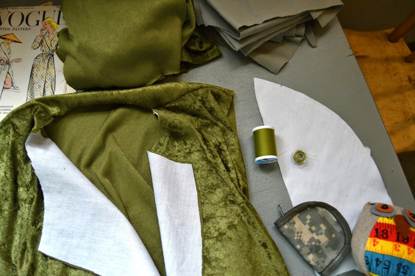 Flashback Summer: Sew for Victory 2014 Project - Vogue 9384 robe